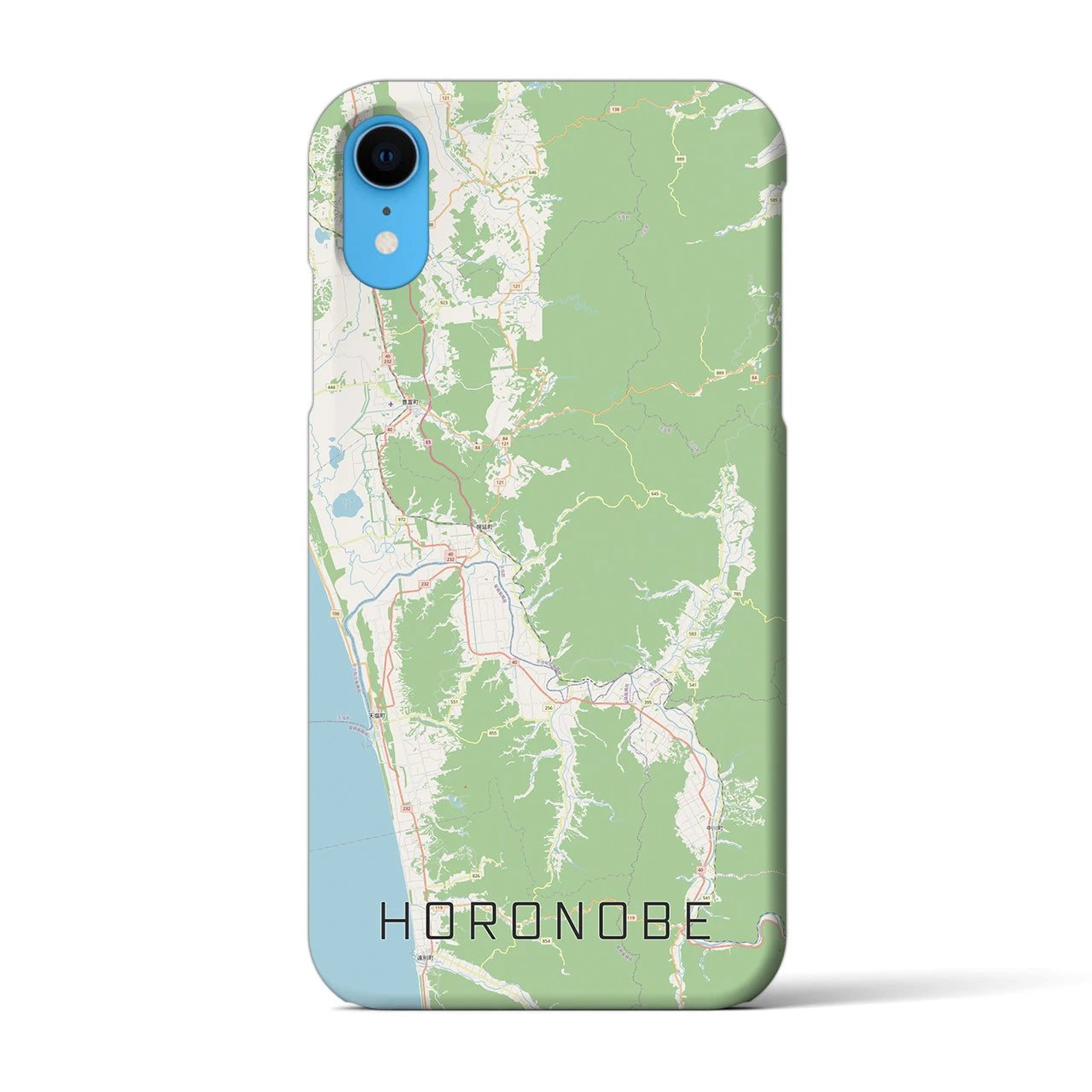 【幌延(北海道)】地図柄iPhoneケース(バックカバータイプ)
