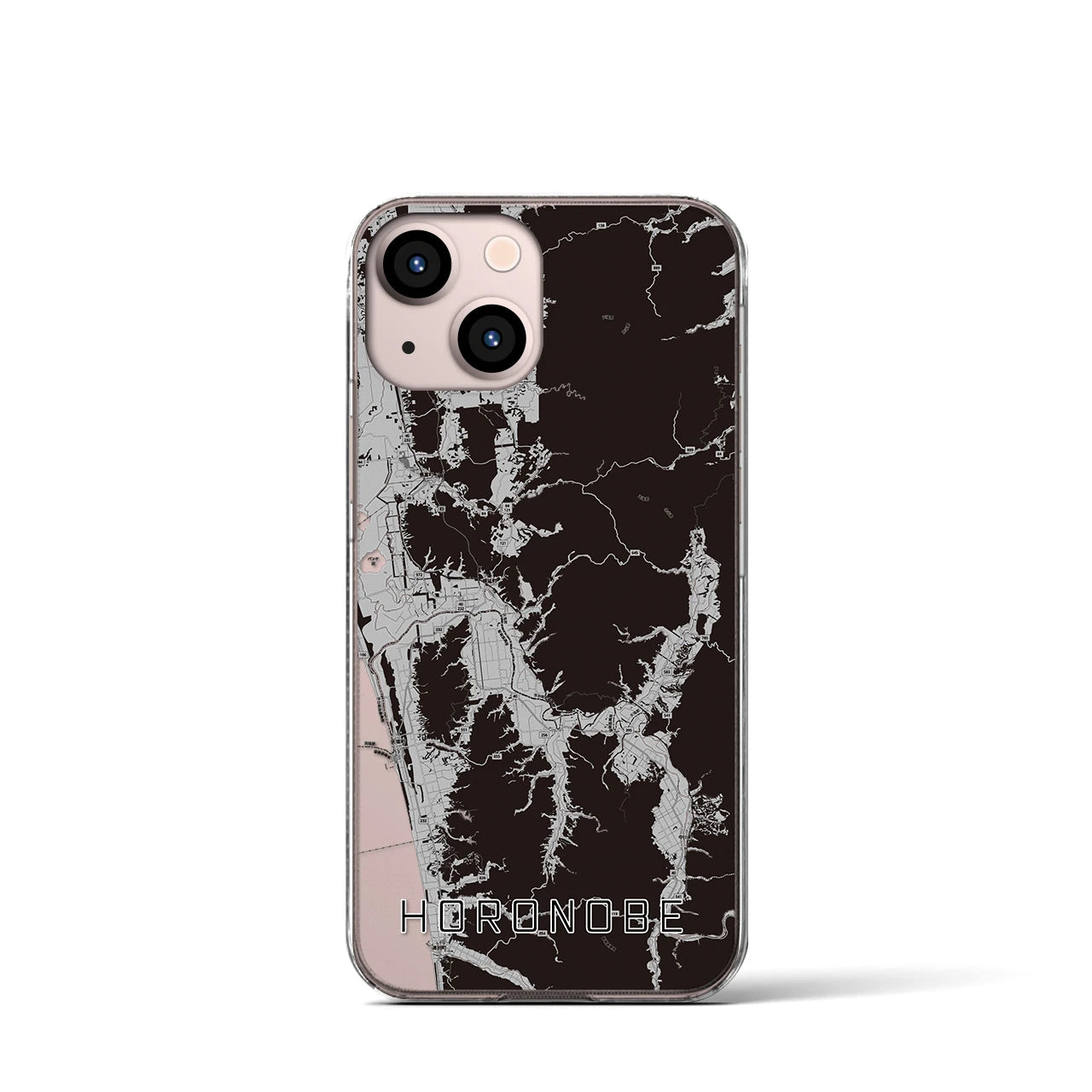 【幌延(北海道)】地図柄iPhoneケース(クリアタイプ)