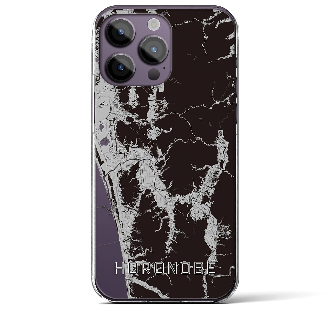 【幌延(北海道)】地図柄iPhoneケース(クリアタイプ)