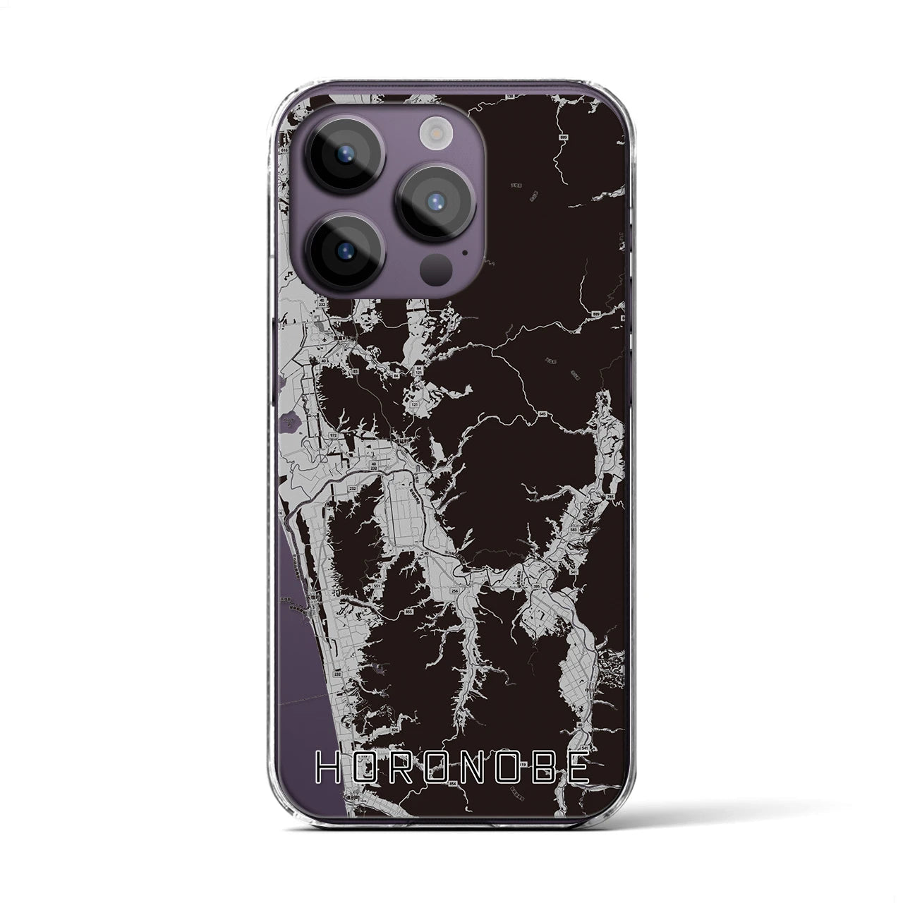 【幌延(北海道)】地図柄iPhoneケース(クリアタイプ)