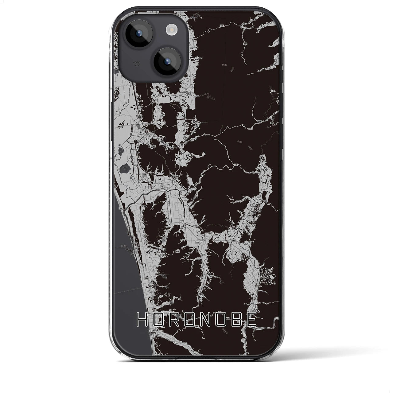 【幌延(北海道)】地図柄iPhoneケース(クリアタイプ)