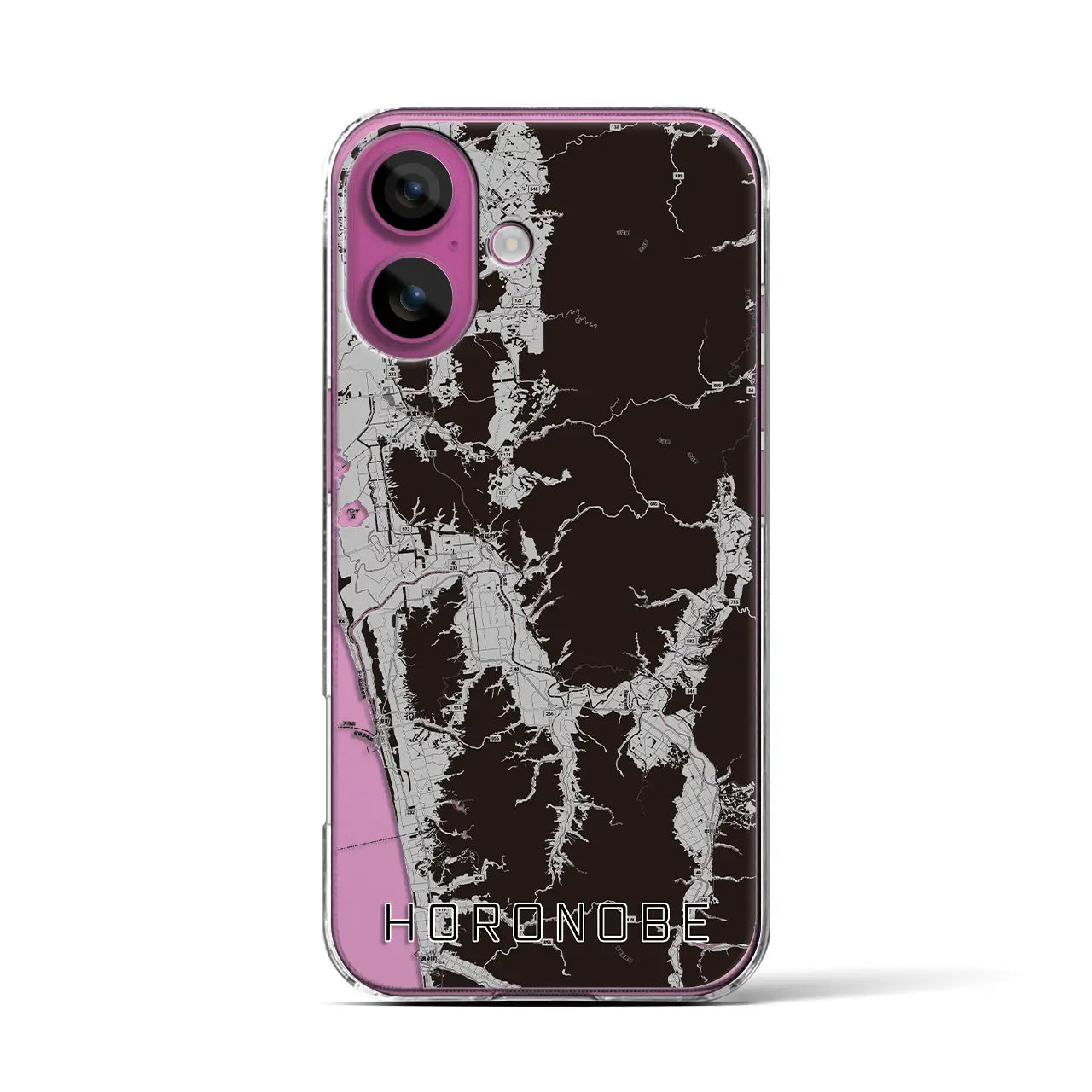 【幌延(北海道)】地図柄iPhoneケース(クリアタイプ)