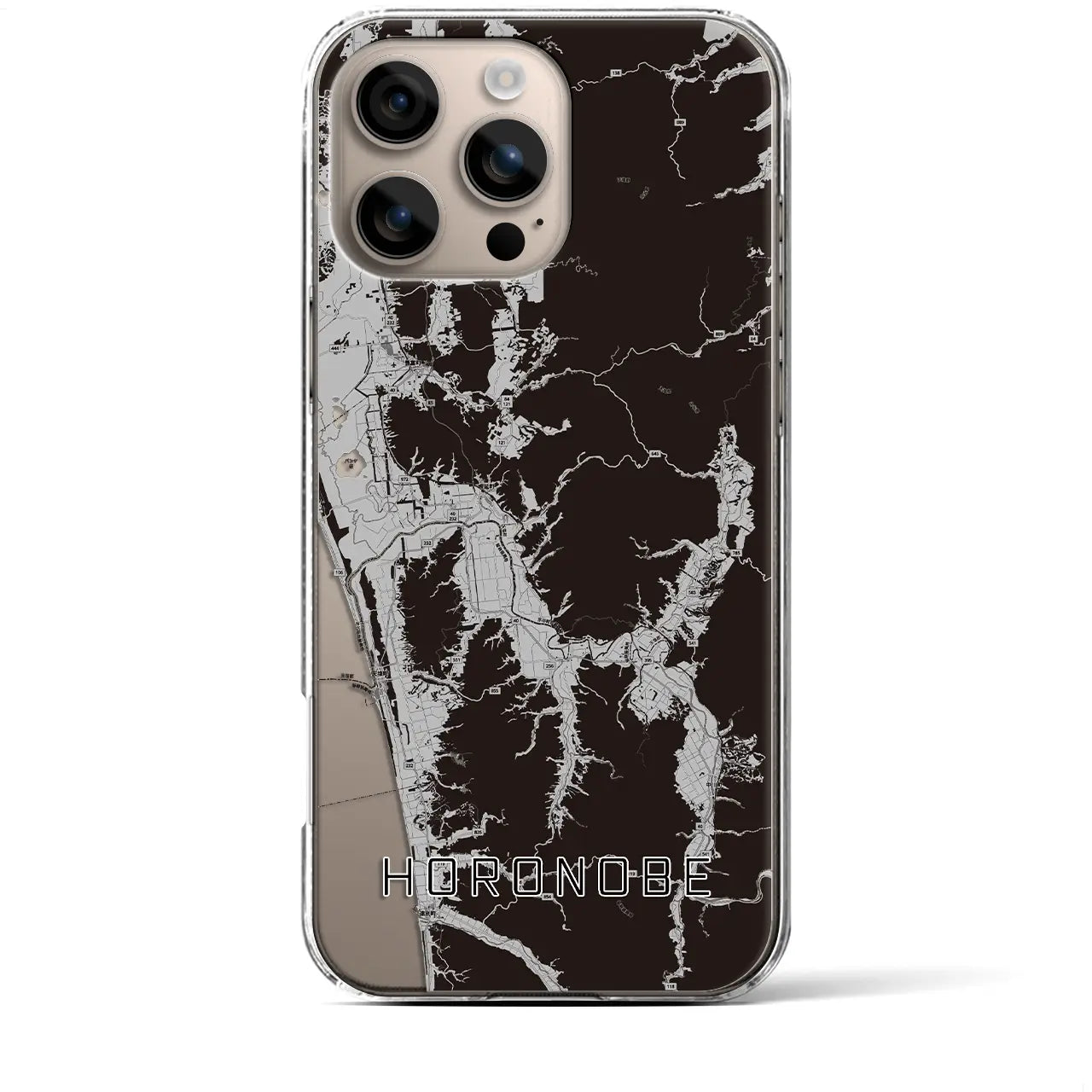 【幌延(北海道)】地図柄iPhoneケース(クリアタイプ)