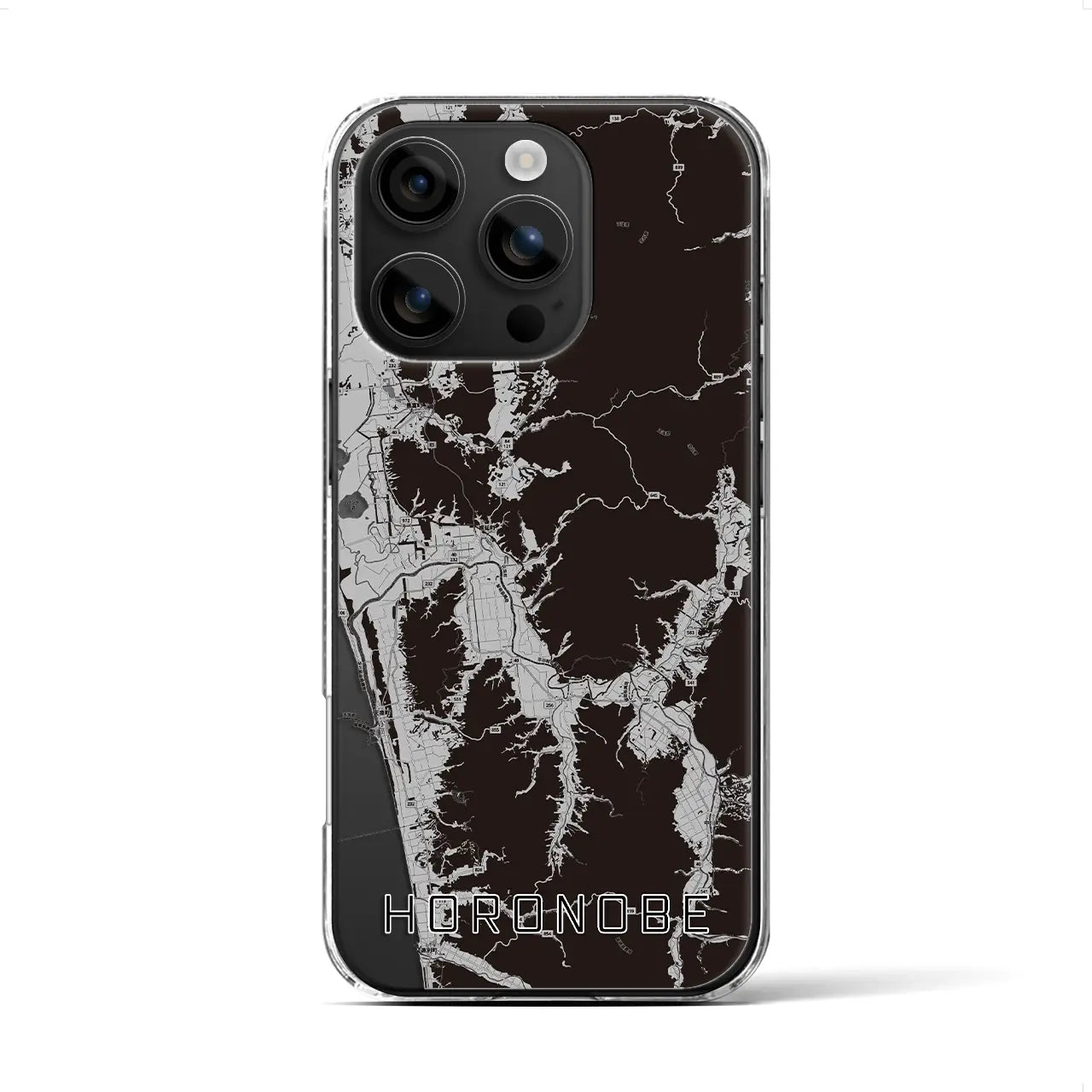 【幌延(北海道)】地図柄iPhoneケース(クリアタイプ)