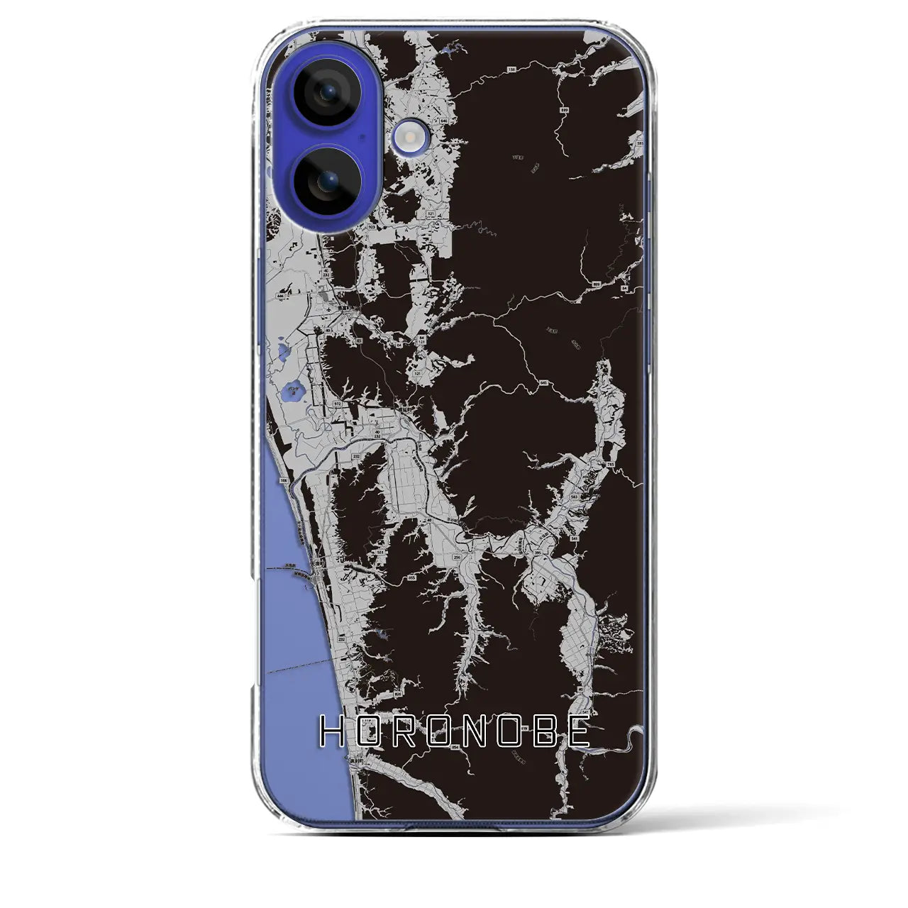 【幌延(北海道)】地図柄iPhoneケース(クリアタイプ)