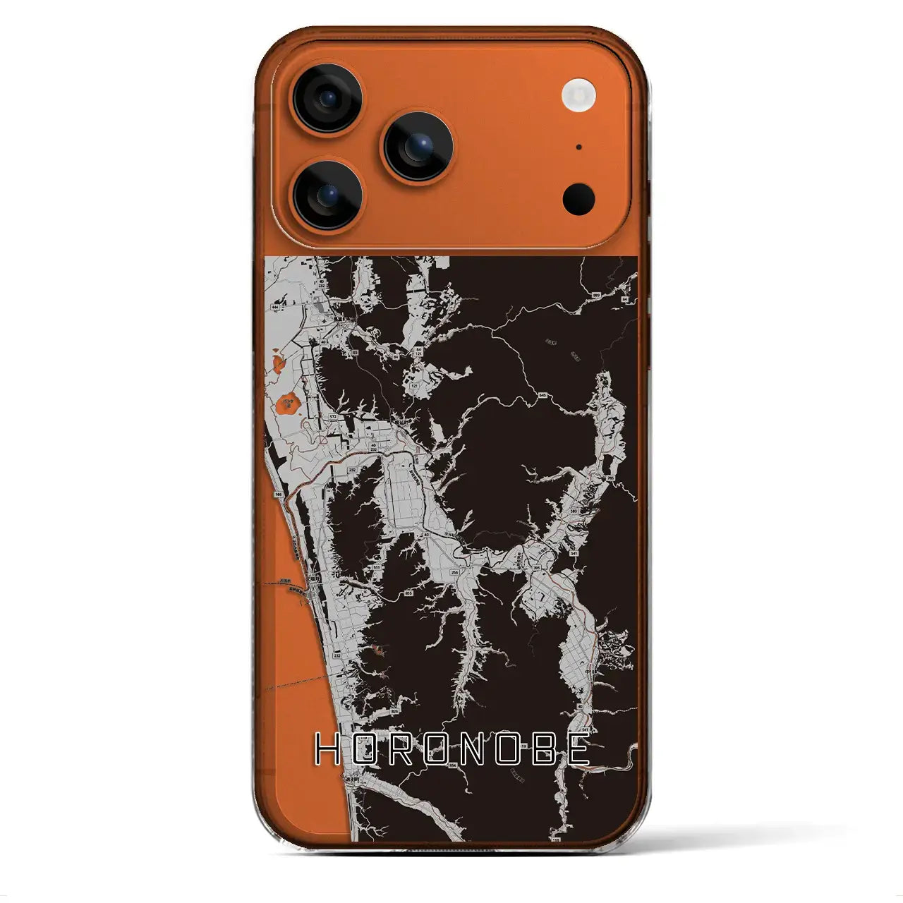 【幌延(北海道)】地図柄iPhoneケース(クリアタイプ)