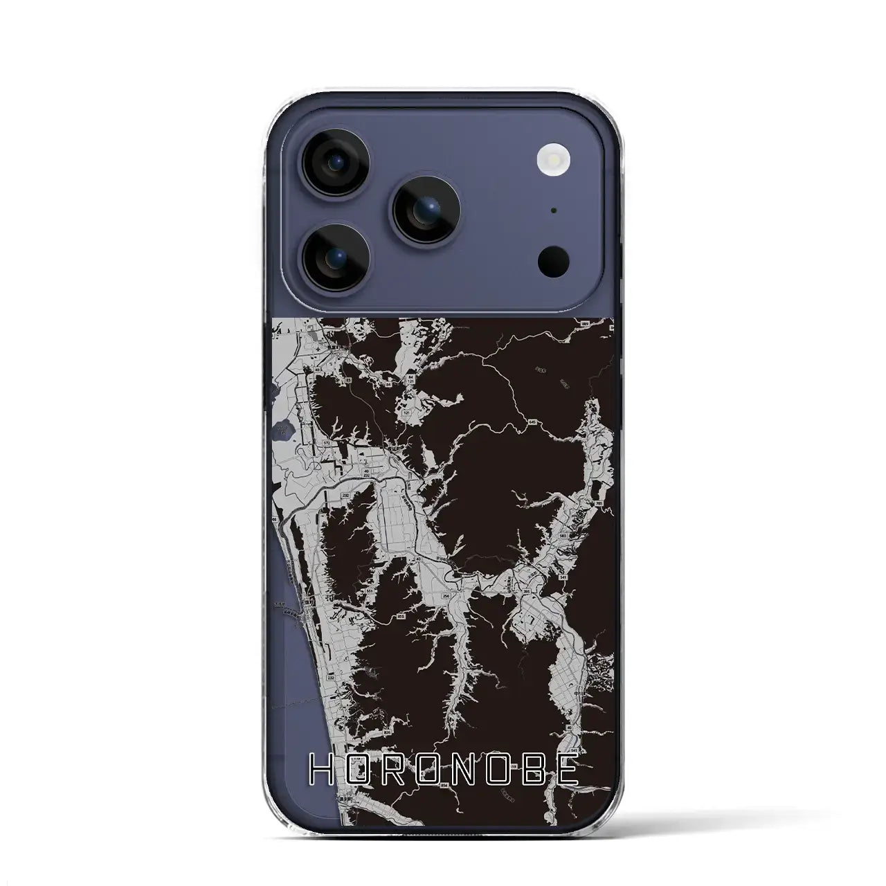 【幌延(北海道)】地図柄iPhoneケース(クリアタイプ)