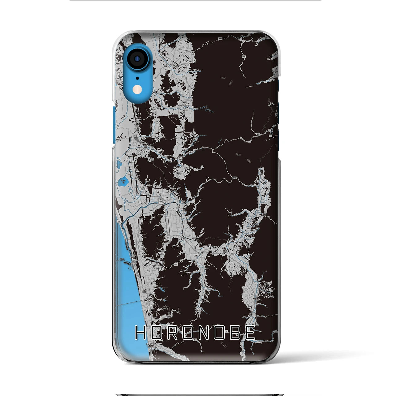 【幌延(北海道)】地図柄iPhoneケース(クリアタイプ)