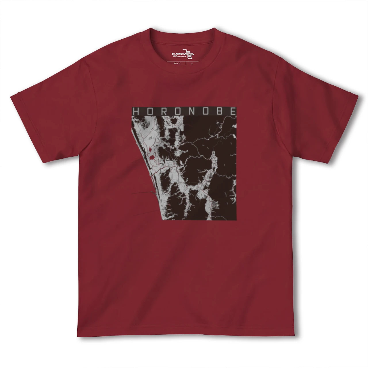 【幌延(北海道)】地図柄ヘビーウェイトTシャツ