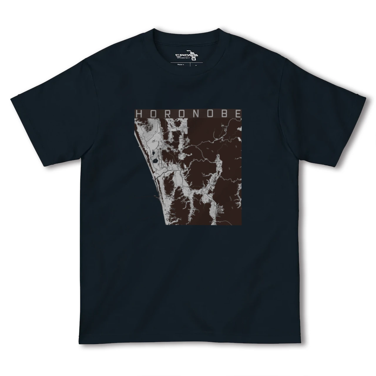 【幌延(北海道)】地図柄ヘビーウェイトTシャツ