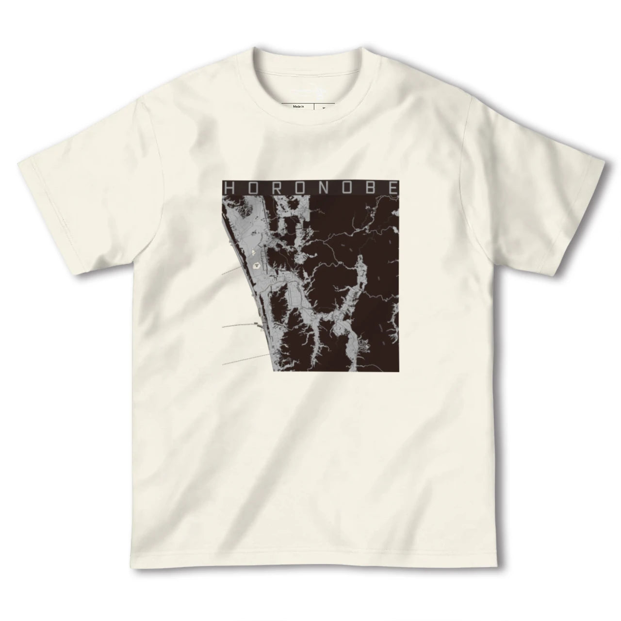 【幌延(北海道)】地図柄ヘビーウェイトTシャツ