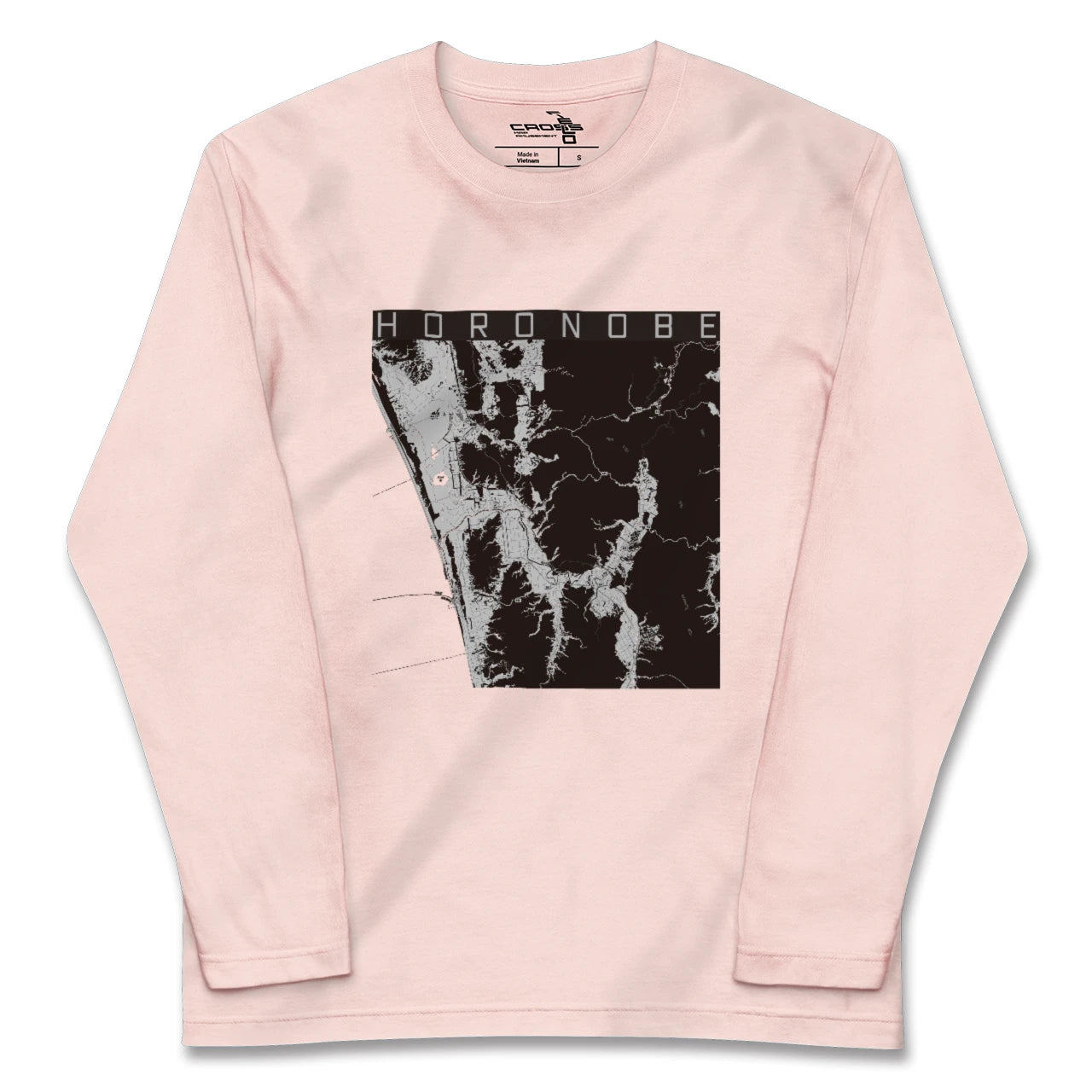 【幌延(北海道)】地図柄ロングスリーブTシャツ