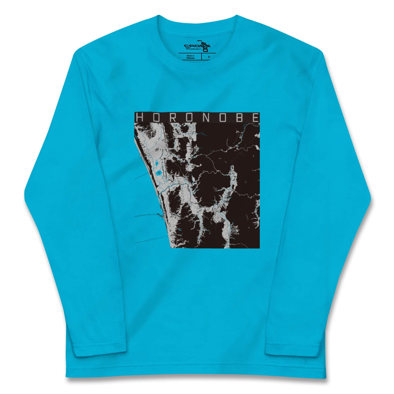 【幌延(北海道)】地図柄ロングスリーブTシャツ