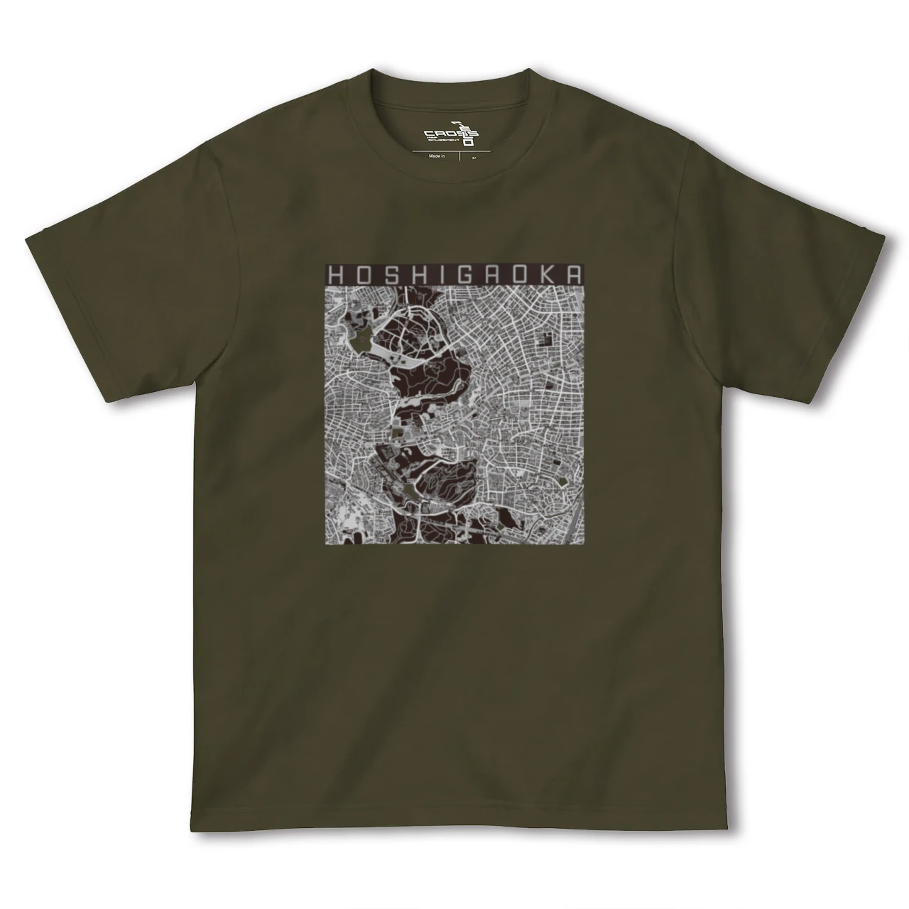 【星ヶ丘(愛知県)】地図柄ヘビーウェイトTシャツ