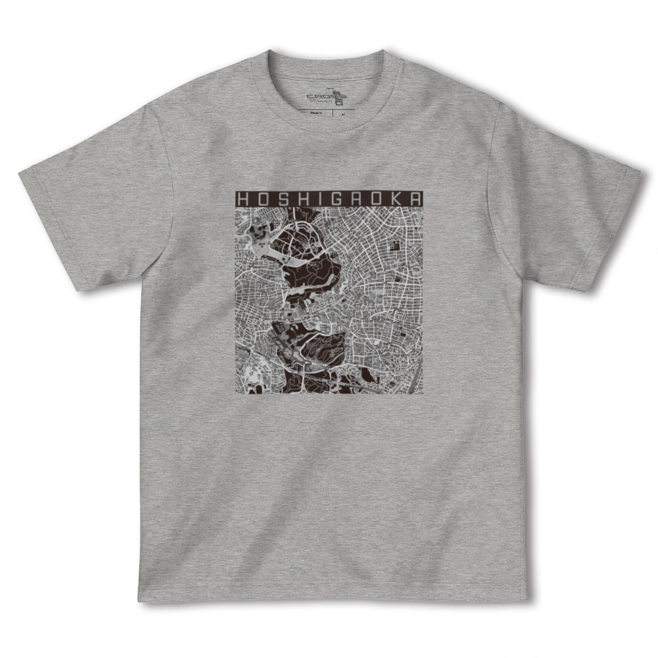 【星ヶ丘(愛知県)】地図柄ヘビーウェイトTシャツ