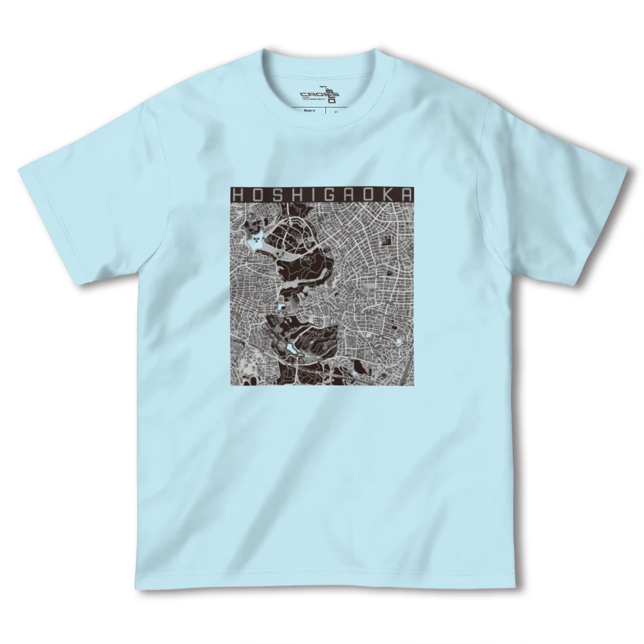 【星ヶ丘(愛知県)】地図柄ヘビーウェイトTシャツ
