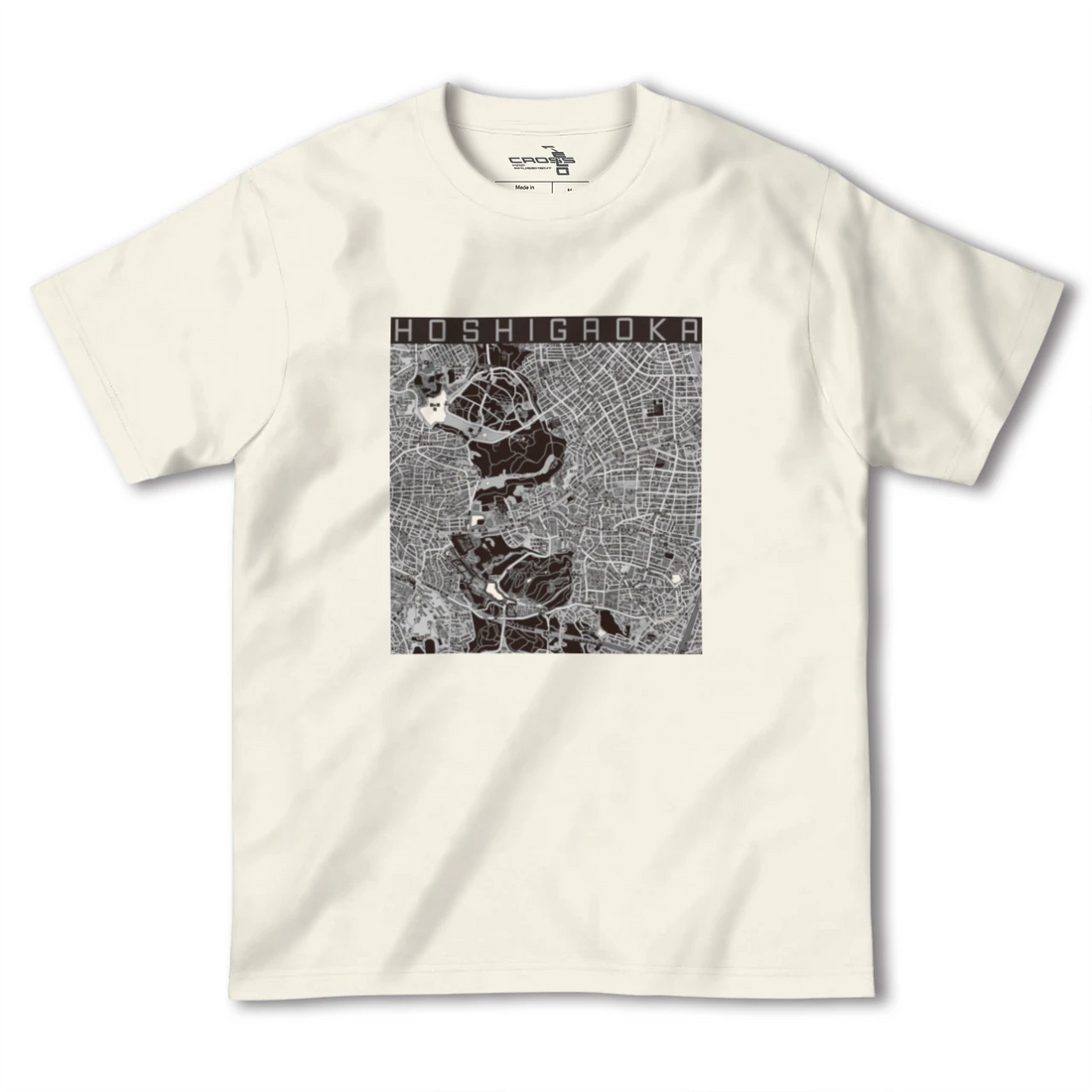 【星ヶ丘(愛知県)】地図柄ヘビーウェイトTシャツ