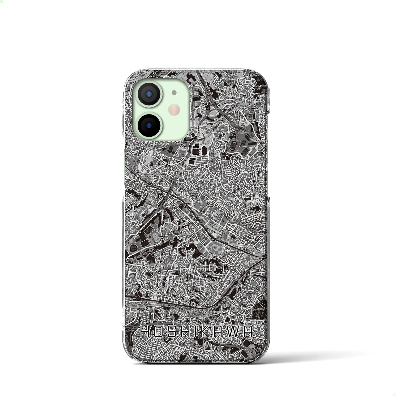 【星川(神奈川県)】地図柄iPhoneケース(クリアタイプ)