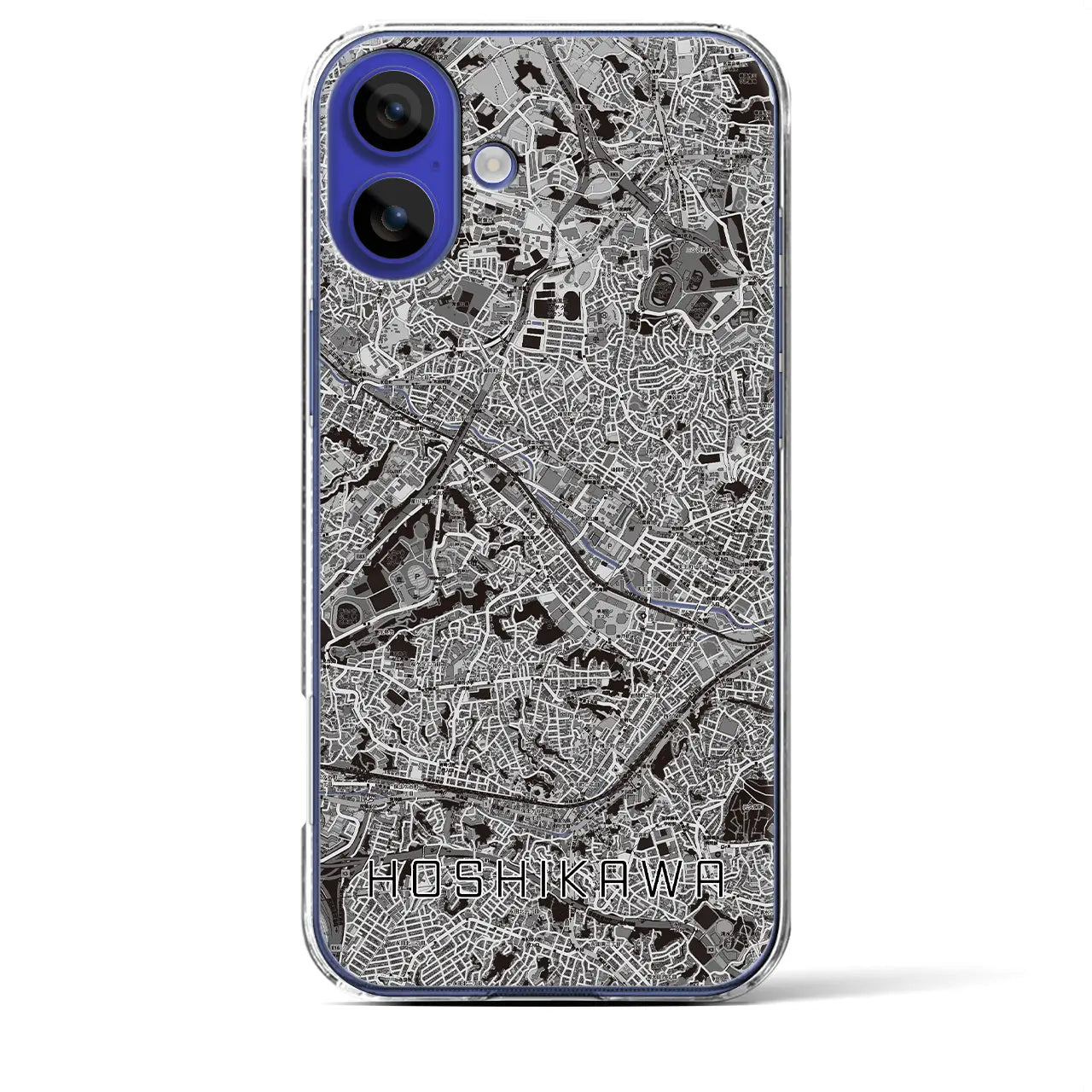 【星川(神奈川県)】地図柄iPhoneケース(クリアタイプ)