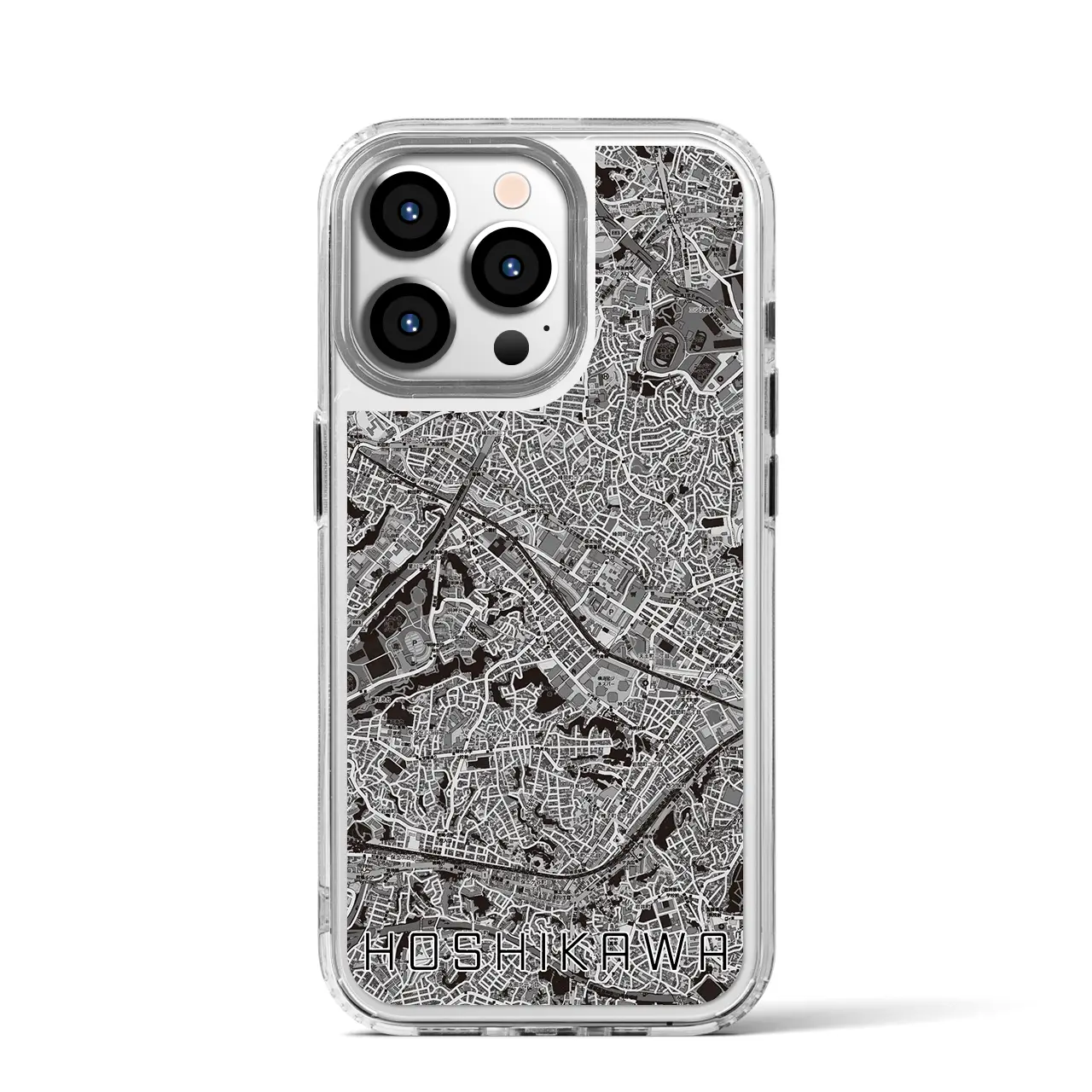 【星川(神奈川県)】地図柄iPhoneケース(MagSafeタイプ)