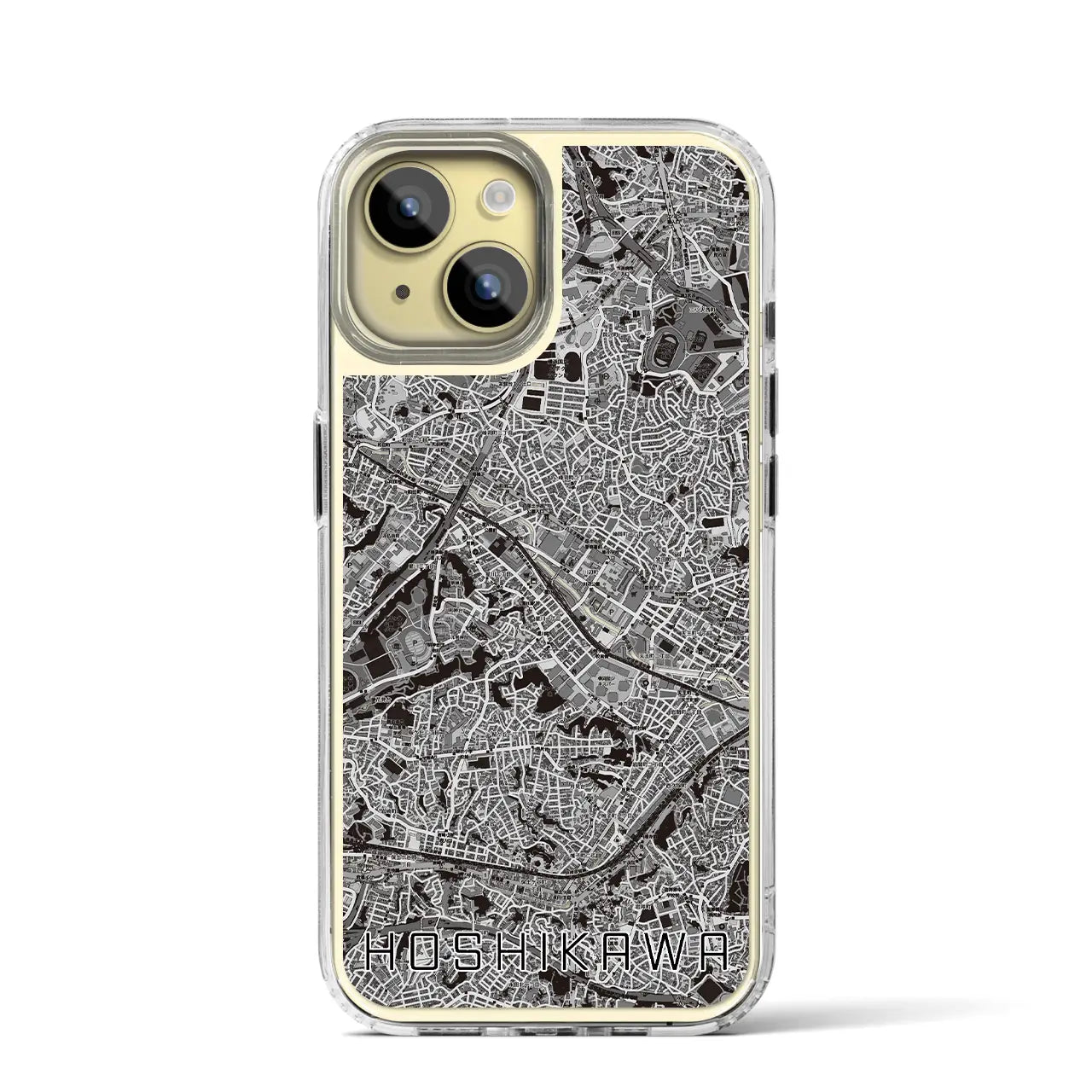 【星川(神奈川県)】地図柄iPhoneケース(MagSafeタイプ)