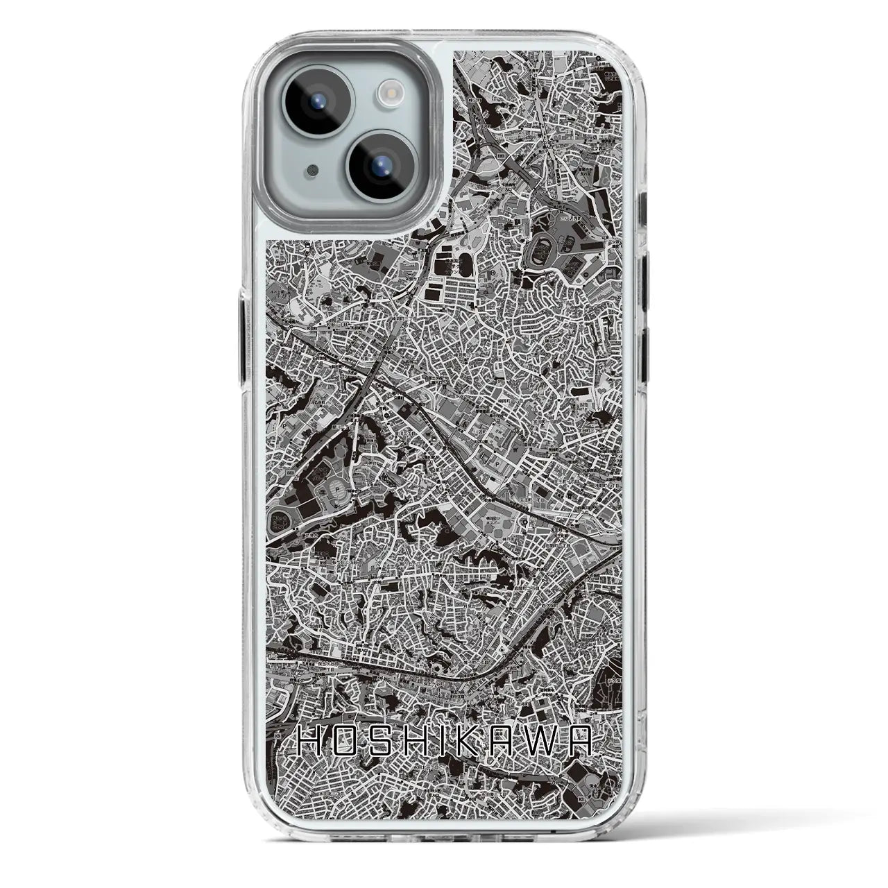 【星川(神奈川県)】地図柄iPhoneケース(MagSafeタイプ)