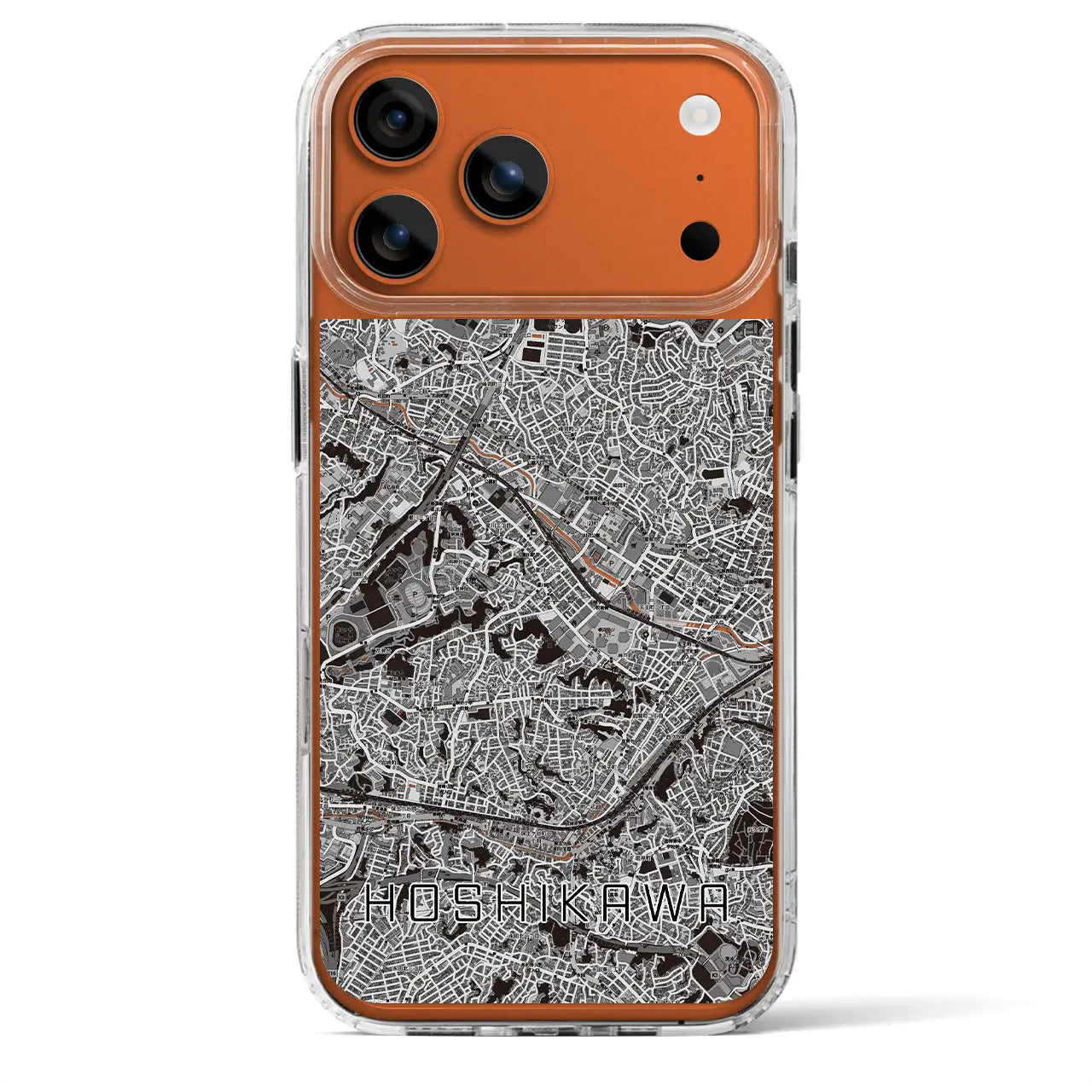 【星川(神奈川県)】地図柄iPhoneケース(MagSafeタイプ)