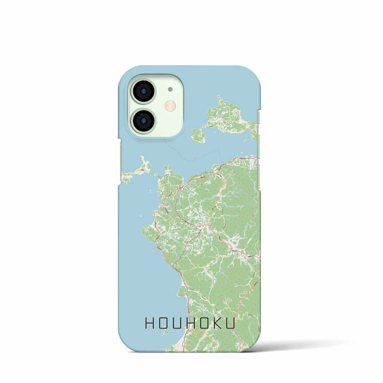 【豊北(山口県)】地図柄iPhoneケース(バックカバータイプ)