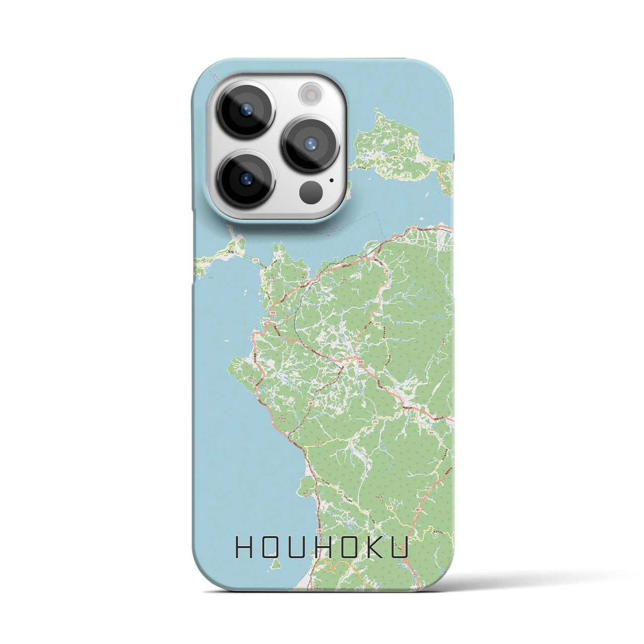 【豊北(山口県)】地図柄iPhoneケース(バックカバータイプ)