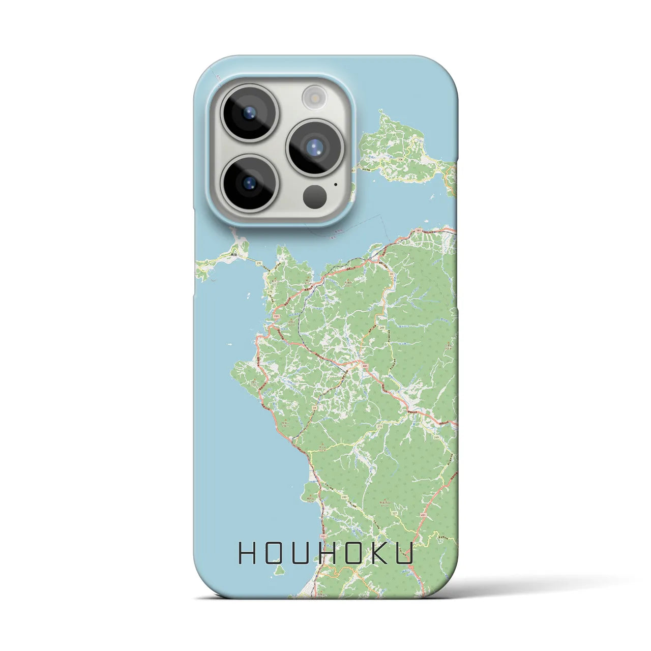 【豊北(山口県)】地図柄iPhoneケース(バックカバータイプ)