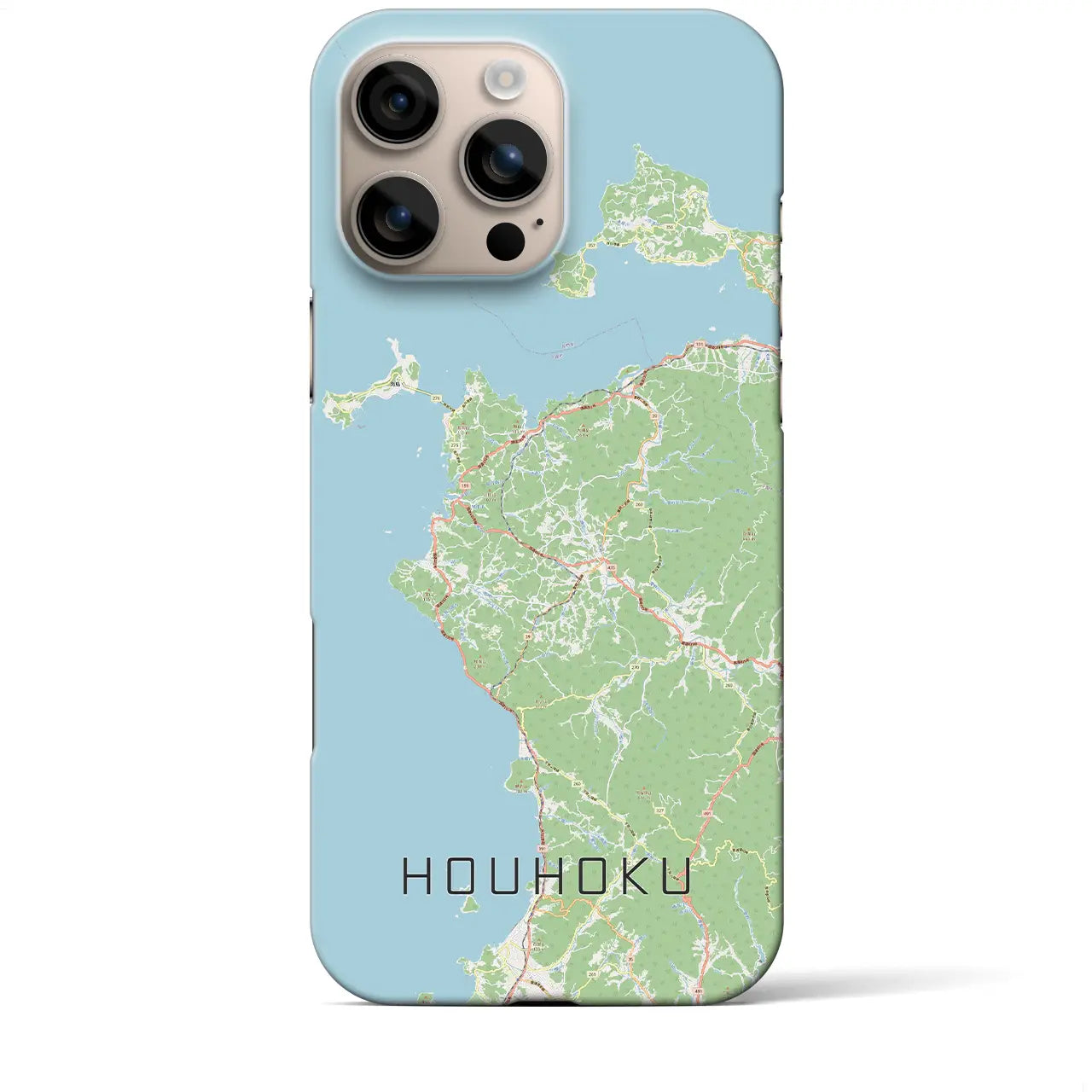 【豊北(山口県)】地図柄iPhoneケース(バックカバータイプ)