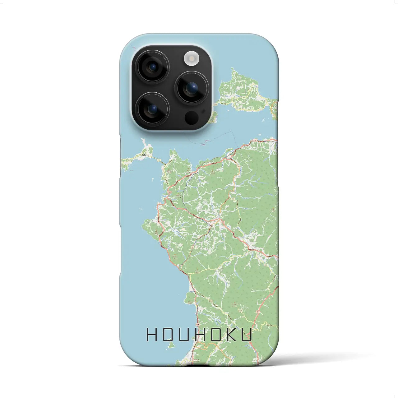 【豊北(山口県)】地図柄iPhoneケース(バックカバータイプ)