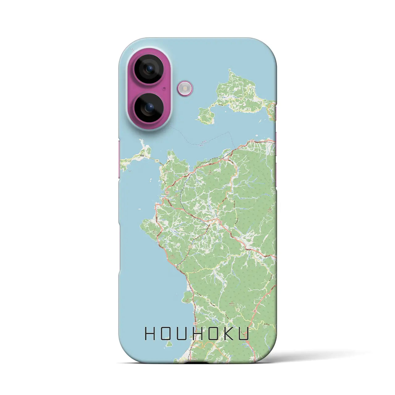 【豊北(山口県)】地図柄iPhoneケース(バックカバータイプ)