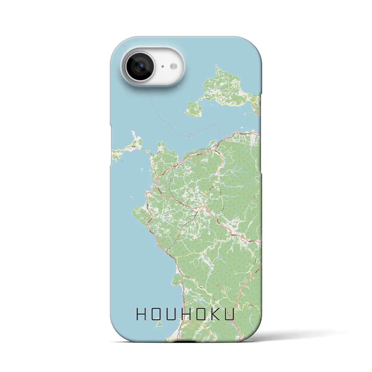 【豊北(山口県)】地図柄iPhoneケース(バックカバータイプ)