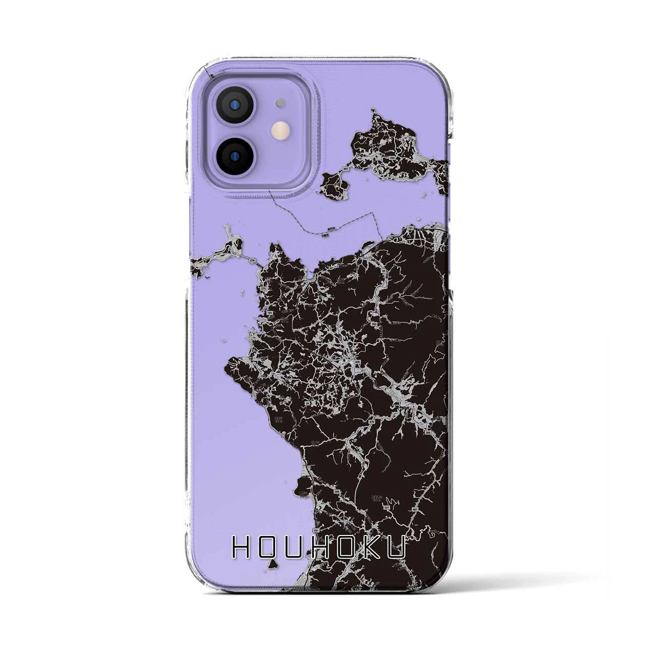 【豊北(山口県)】地図柄iPhoneケース(クリアタイプ)