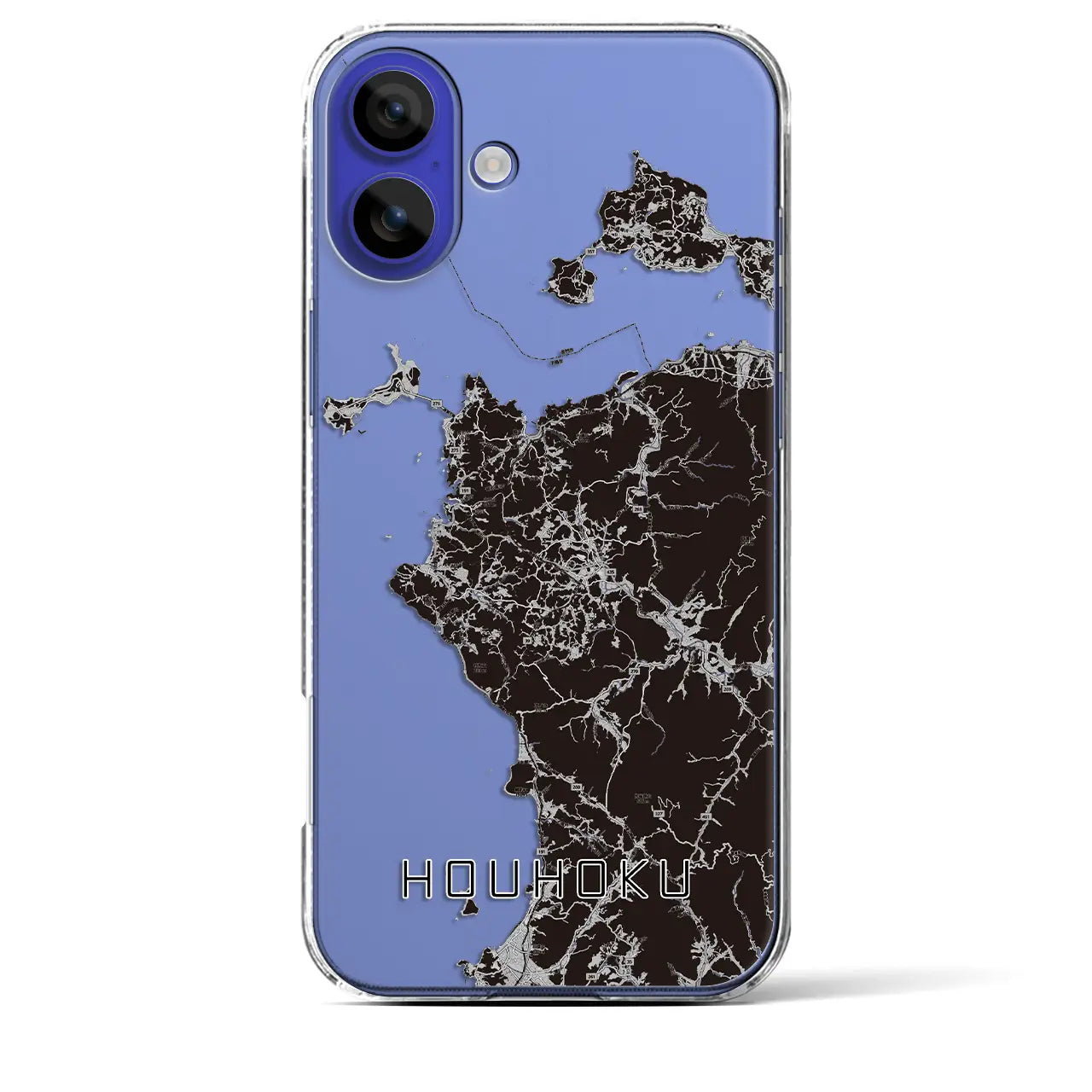 【豊北(山口県)】地図柄iPhoneケース(クリアタイプ)