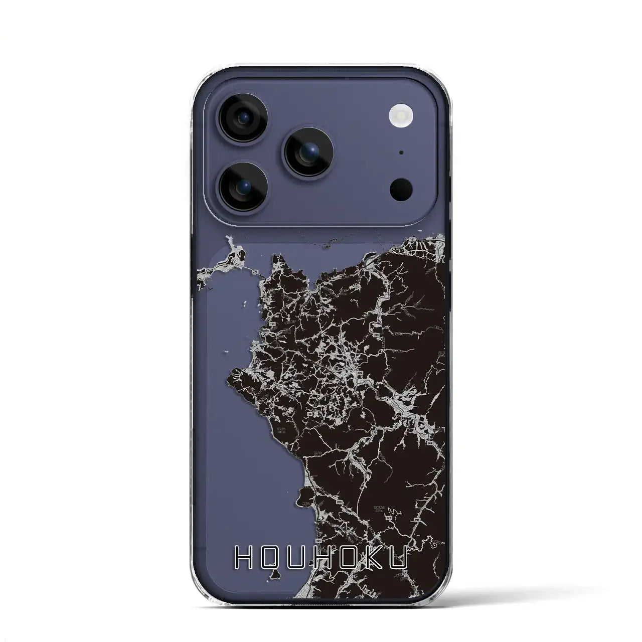 【豊北(山口県)】地図柄iPhoneケース(クリアタイプ)