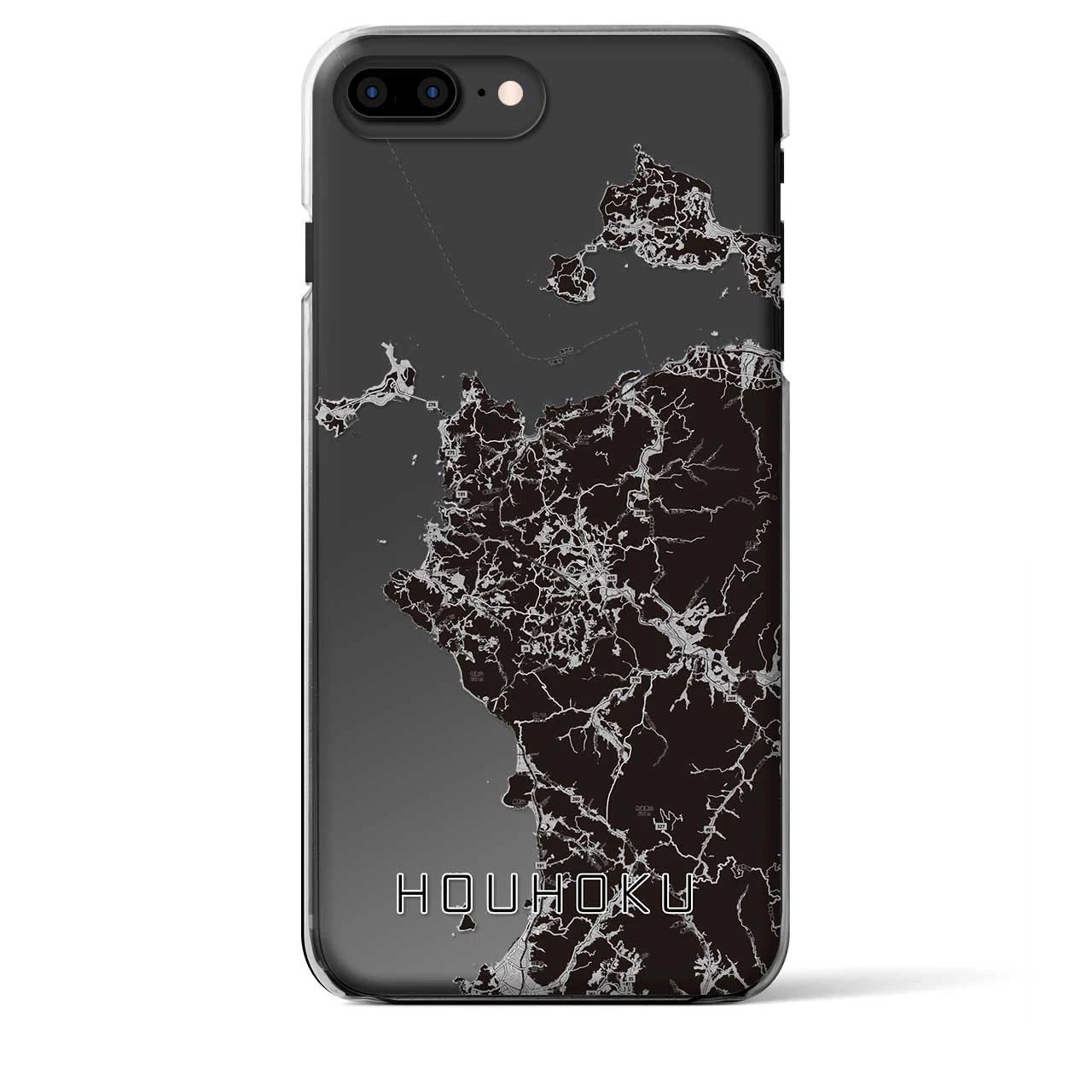 【豊北(山口県)】地図柄iPhoneケース(クリアタイプ)