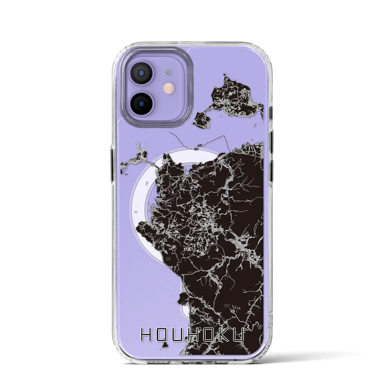 【豊北(山口県)】地図柄iPhoneケース(MagSafeタイプ)