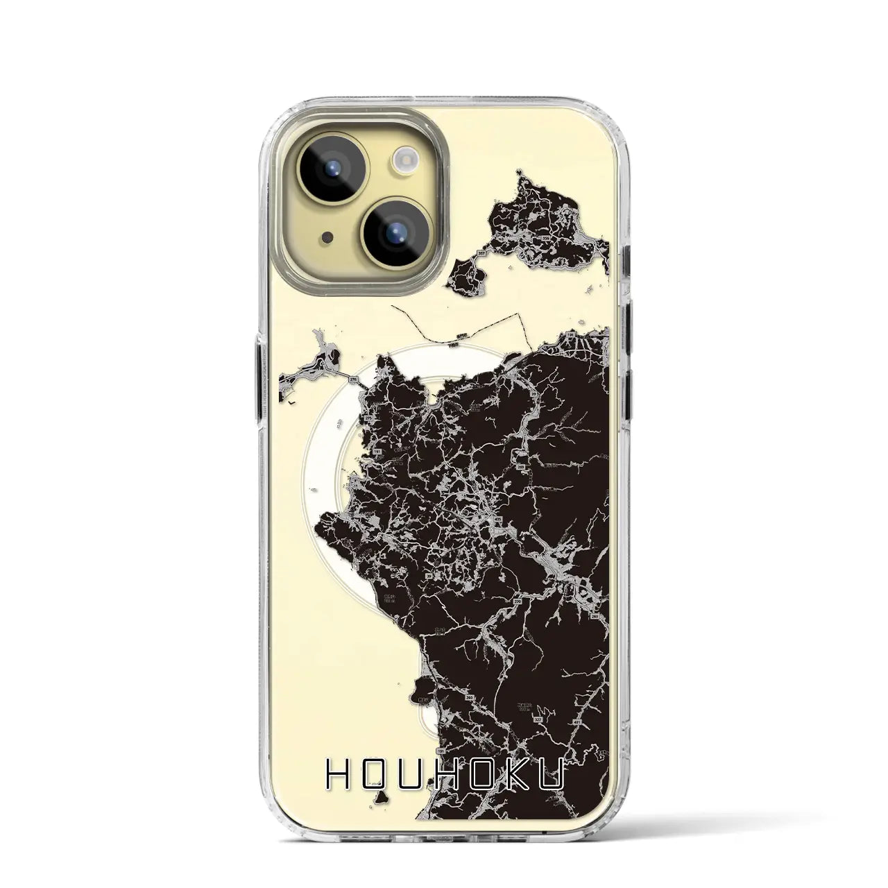 【豊北(山口県)】地図柄iPhoneケース(MagSafeタイプ)