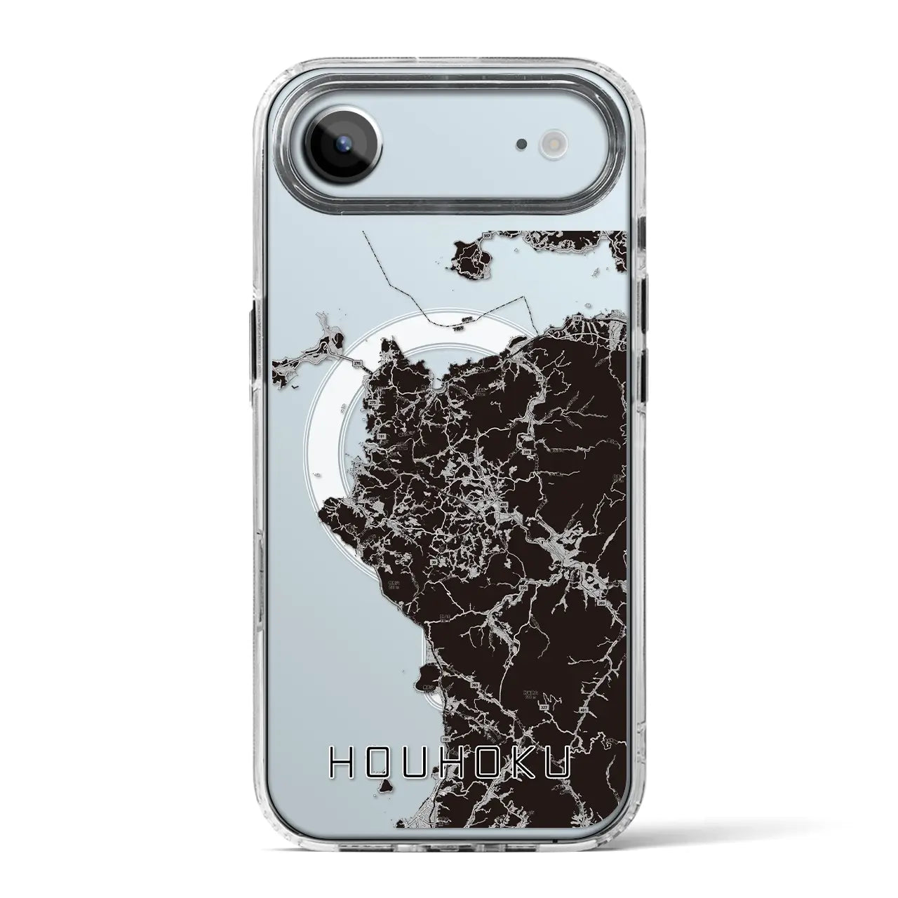 【豊北(山口県)】地図柄iPhoneケース(MagSafeタイプ)