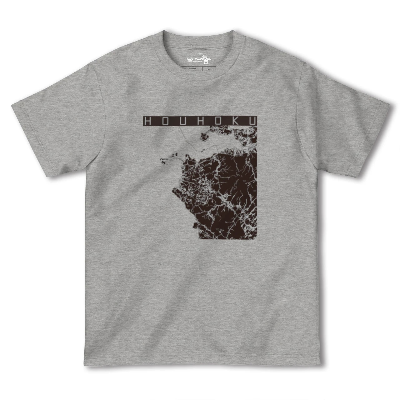 【豊北(山口県)】地図柄ヘビーウェイトTシャツ