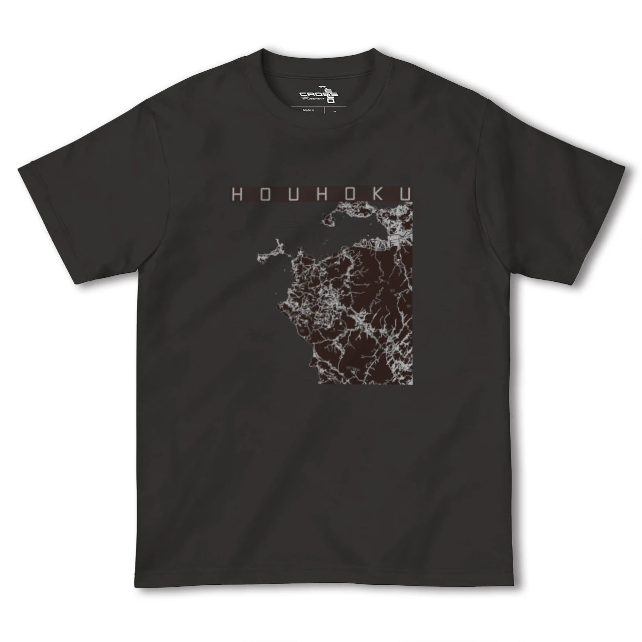 【豊北(山口県)】地図柄ヘビーウェイトTシャツ