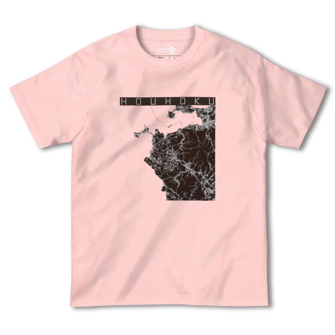 【豊北(山口県)】地図柄ヘビーウェイトTシャツ