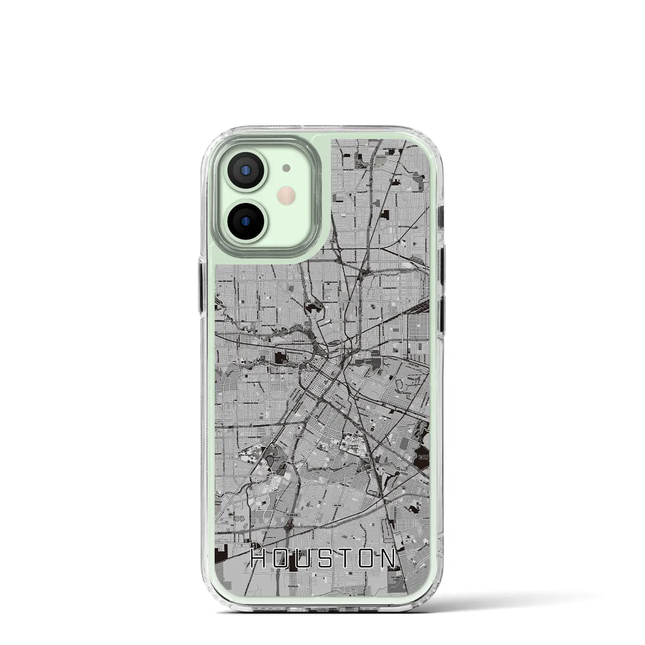 【ヒューストン(アメリカ)】地図柄iPhoneケース(MagSafeタイプ)