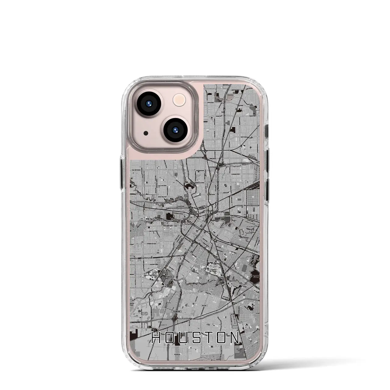 【ヒューストン(アメリカ)】地図柄iPhoneケース(MagSafeタイプ)