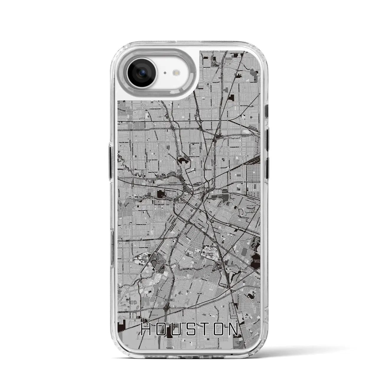 【ヒューストン(アメリカ)】地図柄iPhoneケース(MagSafeタイプ)