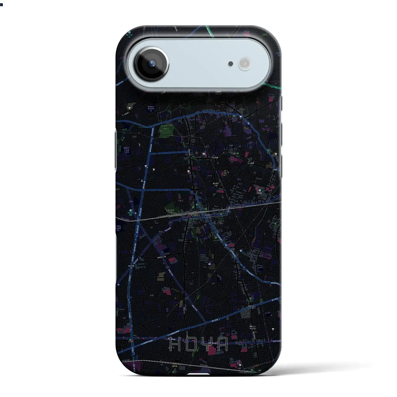 【保谷(東京都)】地図柄iPhoneケース(バックカバータイプ)