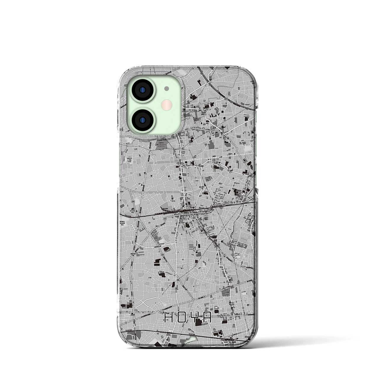 【保谷(東京都)】地図柄iPhoneケース(クリアタイプ)