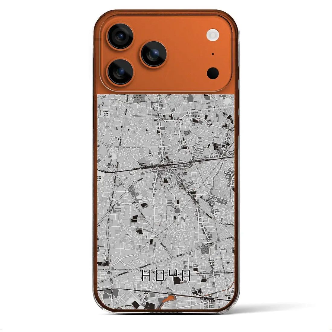 【保谷(東京都)】地図柄iPhoneケース(クリアタイプ)